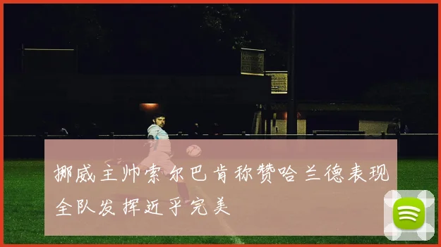 挪威主帅索尔巴肯称赞哈兰德表现全队发挥近乎完美