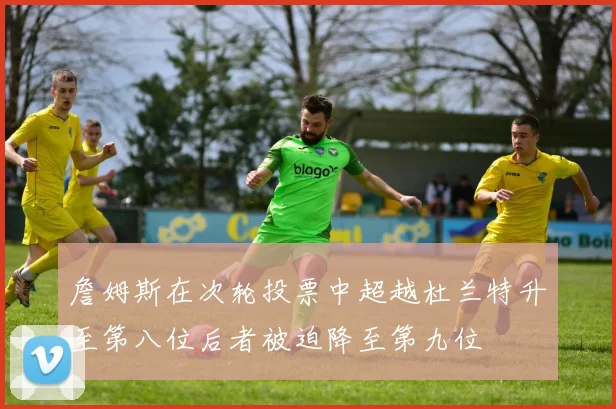 詹姆斯在次轮投票中超越杜兰特升至第八位后者被迫降至第九位